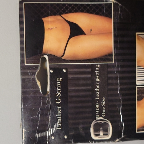 Leather G-string - Picture 2 of 2
